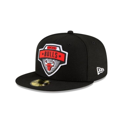 Chicago Bulls Gorra | New Era NBA Tip Off Edition 59fifty Fitted Cap Mexico - Negros